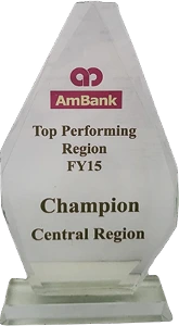 AmBank Top Performing Region FY15 Trophy